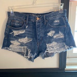 American Eagle Sz 6 mini denim shorts